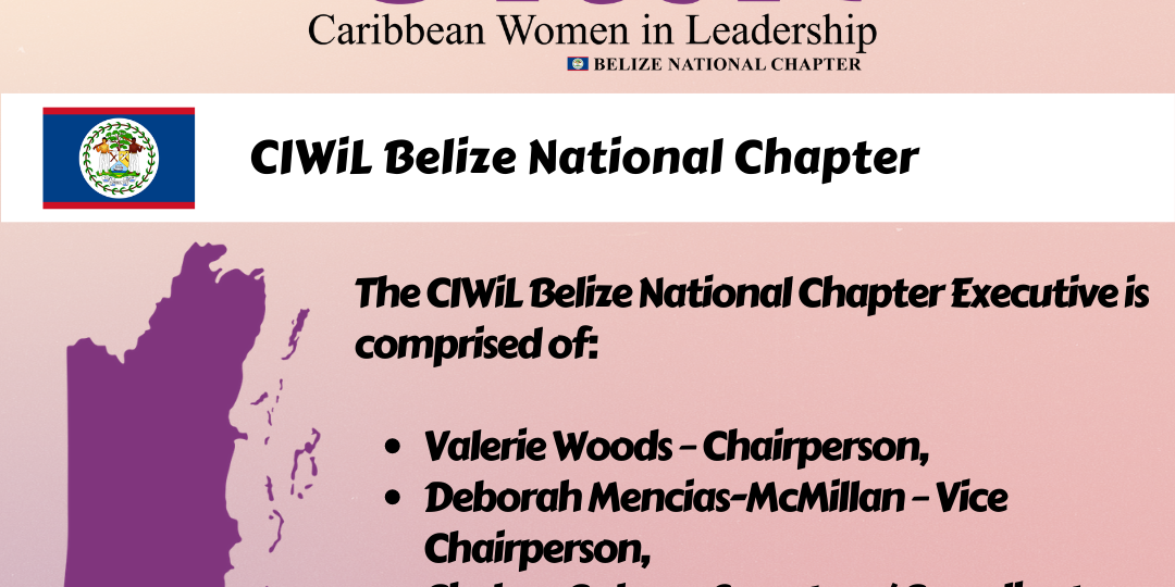 CIWiL Belize National Chapter Announcement (1)